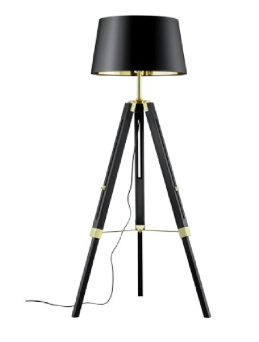 *LAMPADAR GENT 1*E27 MAX 60W H=110-150CM Ø80CM IP20 NEGRU TRIO