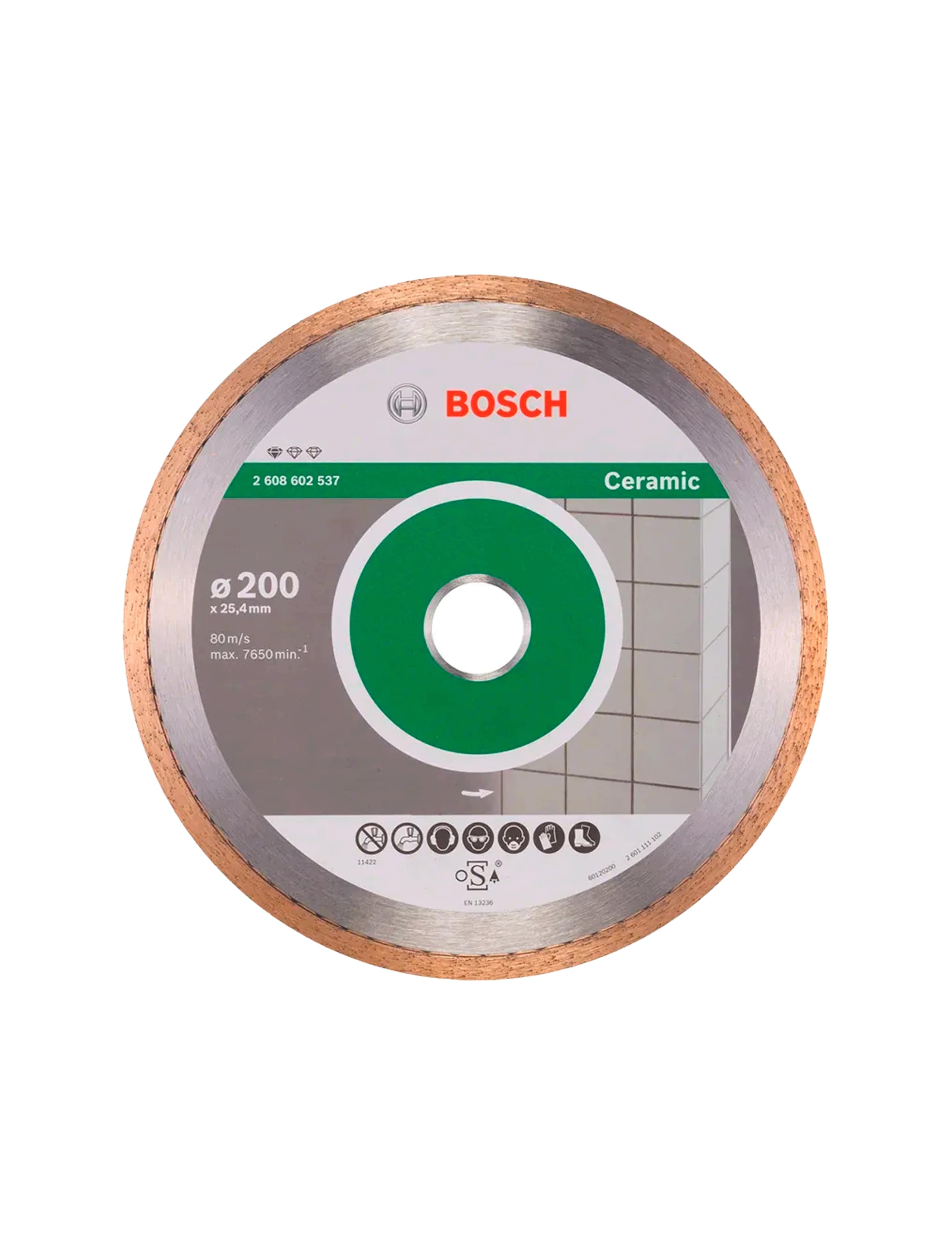 *Диск для резки керамики BOSCH 200*25,40*1,6*7 мм