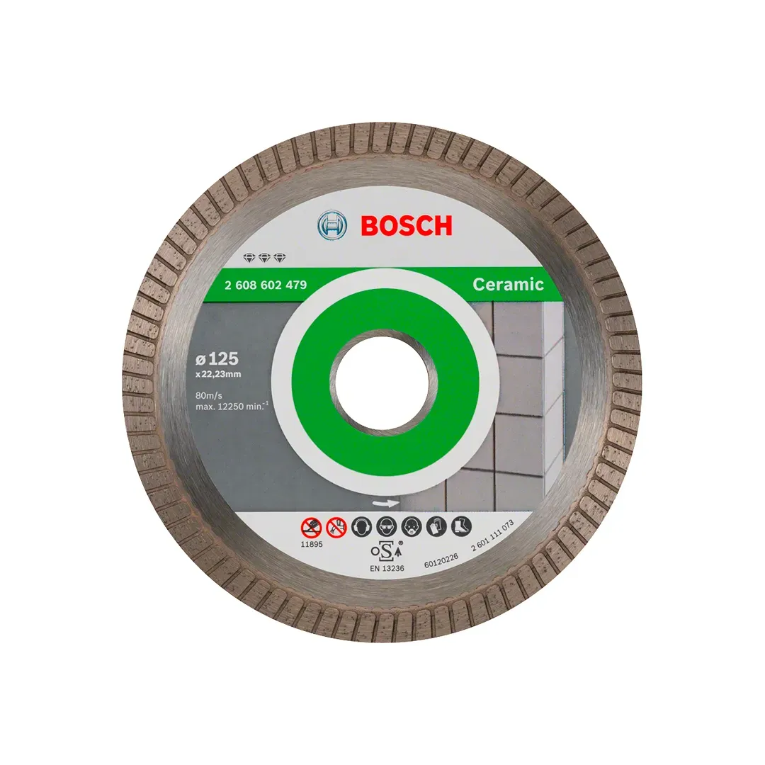 * Алмазный диск для плитки TURBO 125*22,23*1,4 мм BOSCH