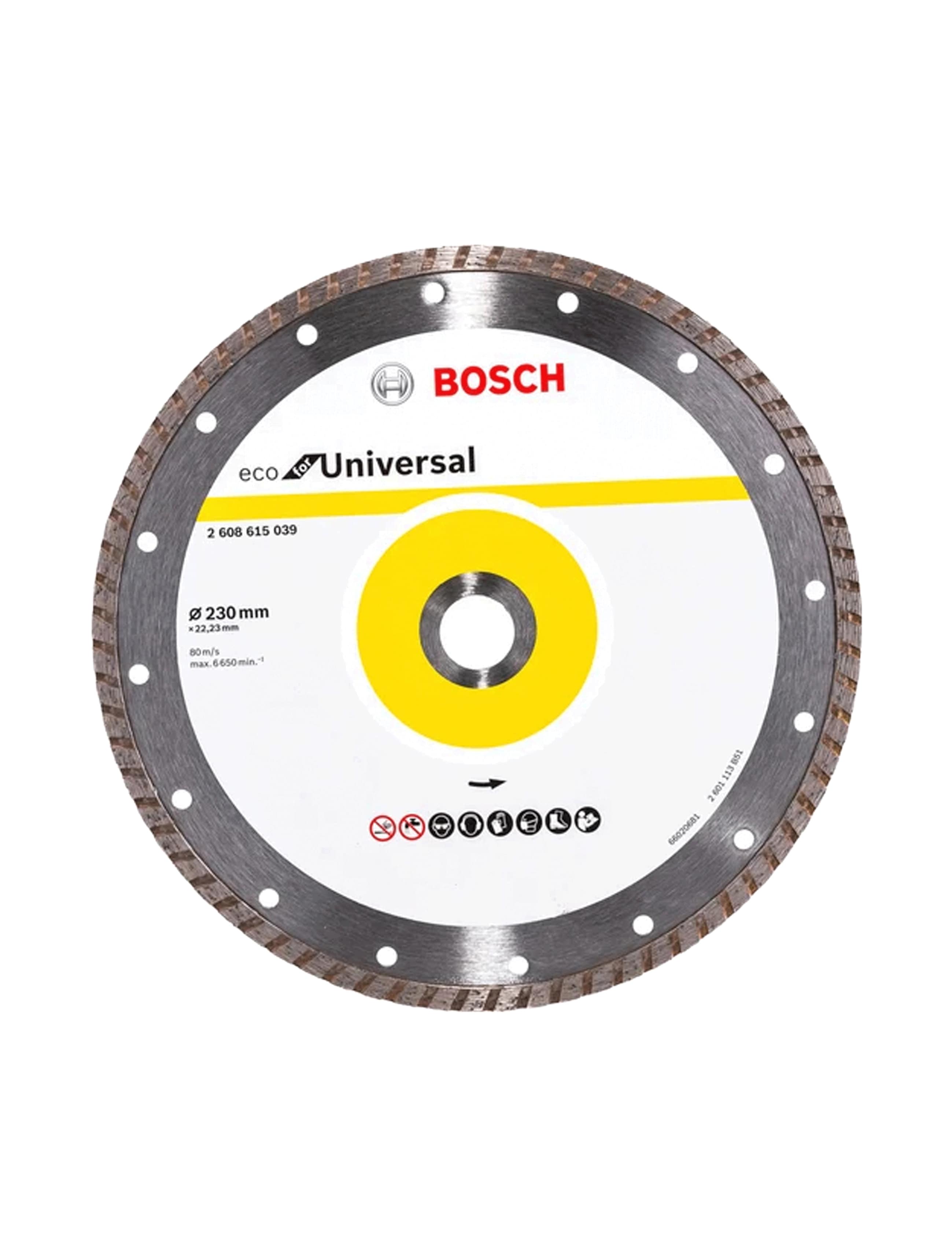 * Disc universal DIA TURBO 230MM BOSCH
