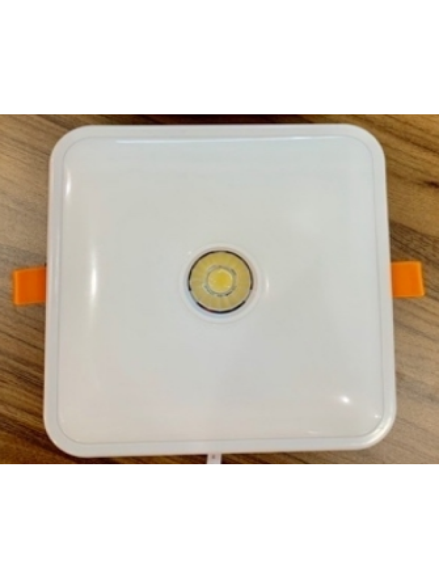 Spot LED BY4 pătrat încorporat 7+3W 12x3cm Slim 6500K Luminaled