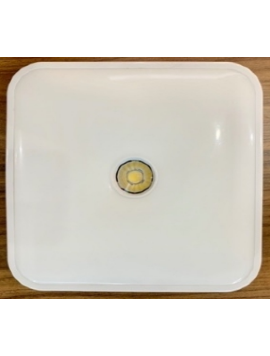 Spot LED BY10 pătrat aplicat 7+3W 12x3cm 6500K Luminaled