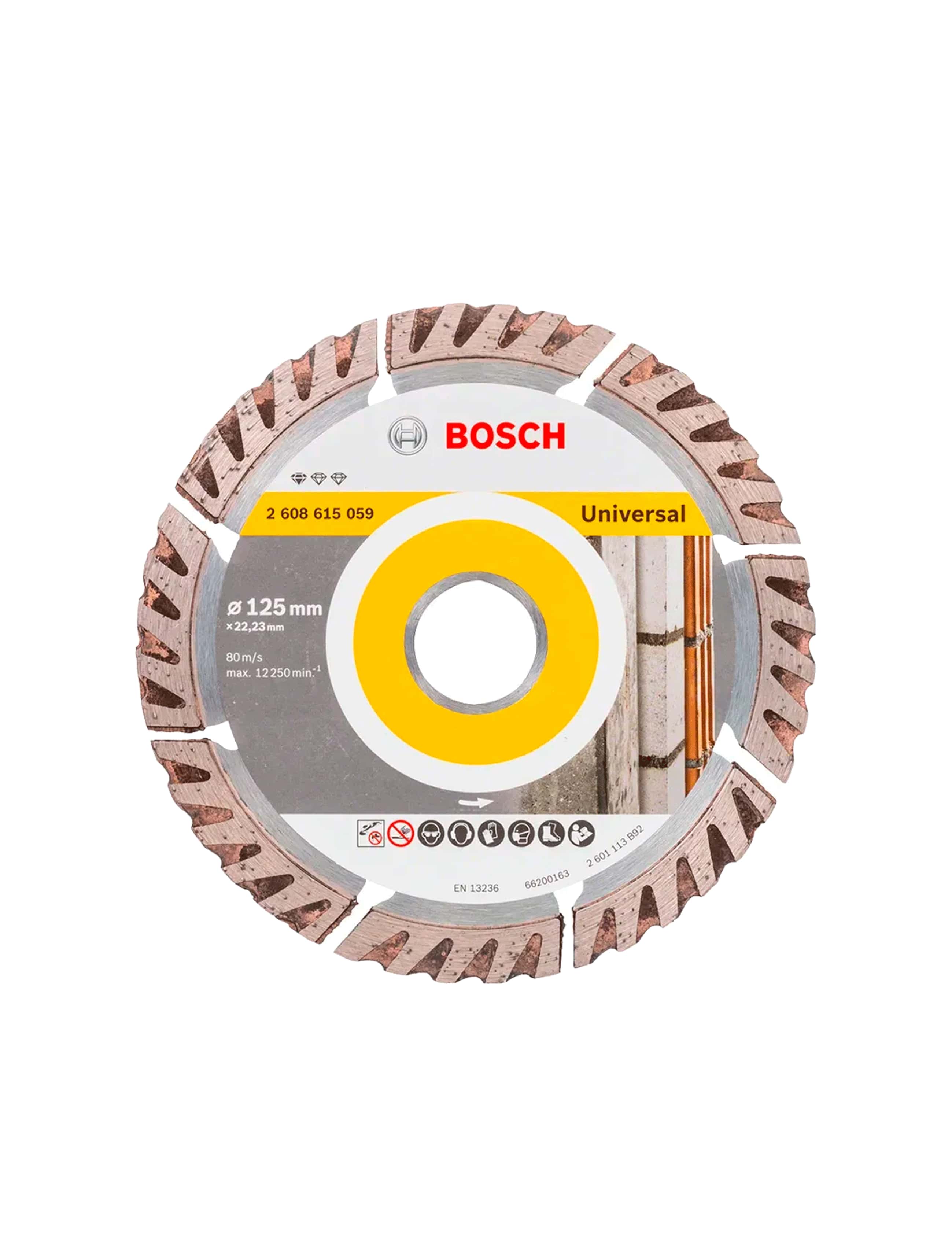 Универсальный дисковый тормоз BOSCH, диаметр 125 мм.