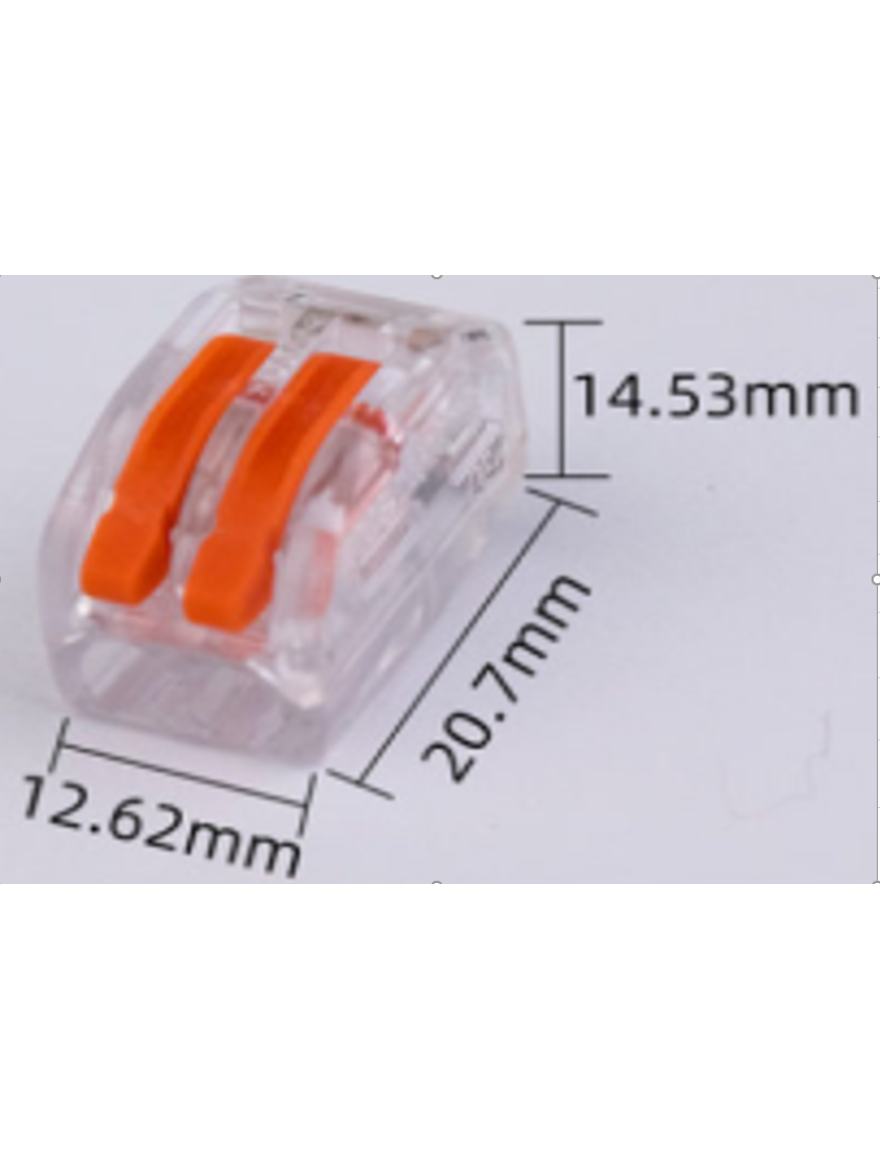 Conector cablu PCT-212 GRI (100buc) TOPKAB