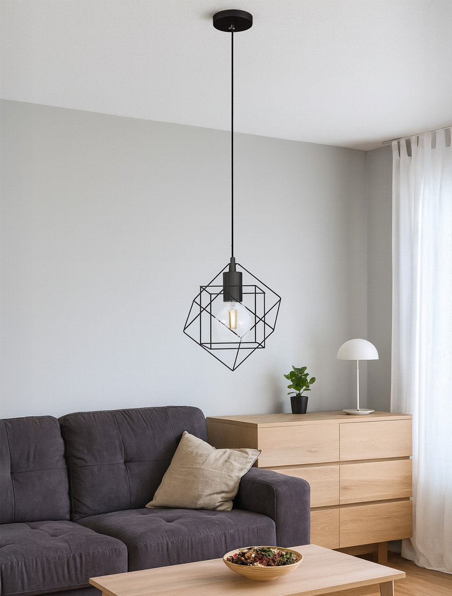 SuspensieJH-671 D22*H40cm,LED,Glass,Smoke Gray Luminaled