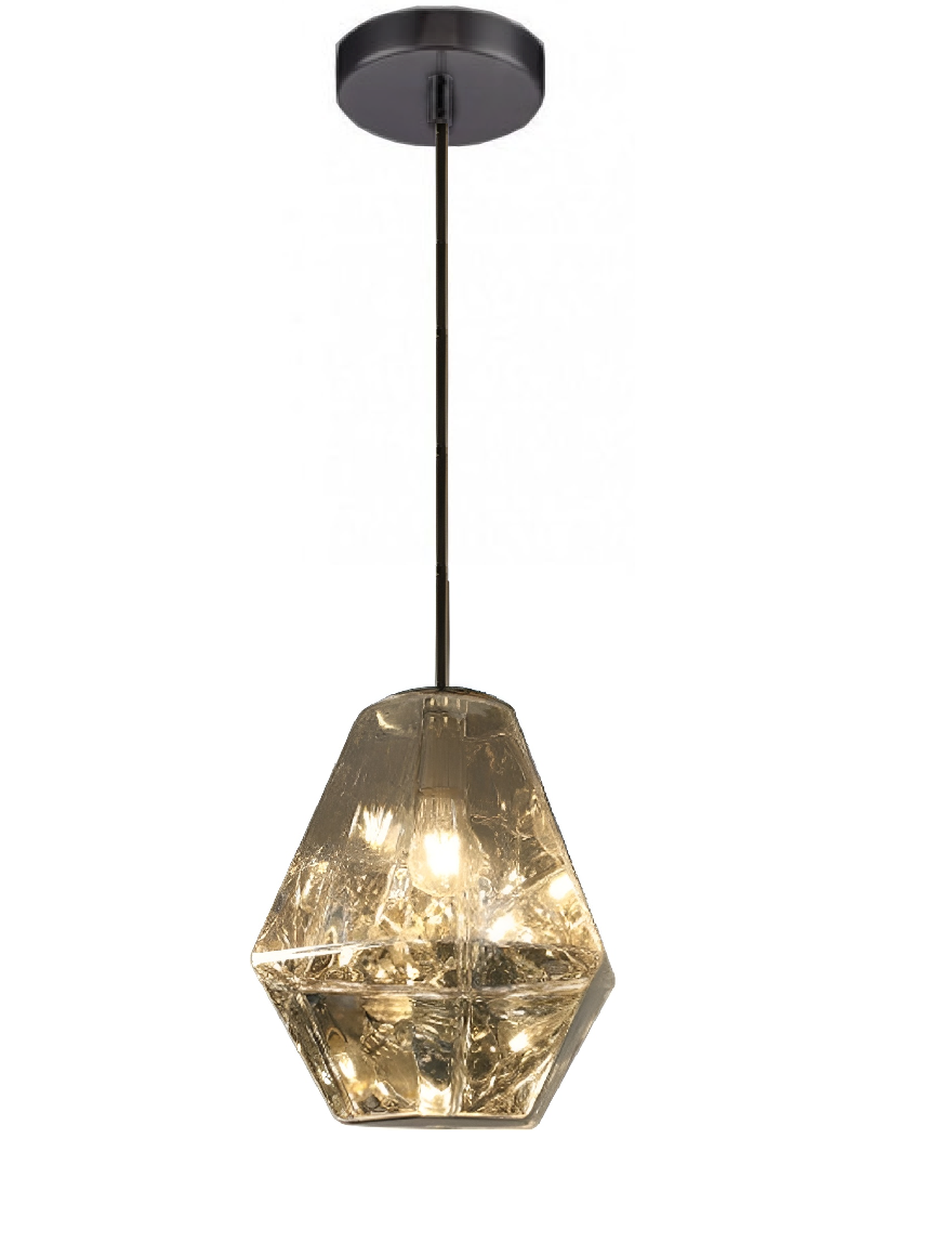 Lustră JH-529 D30xH37cm, E27/1,Glass,Chrome LuminaLED