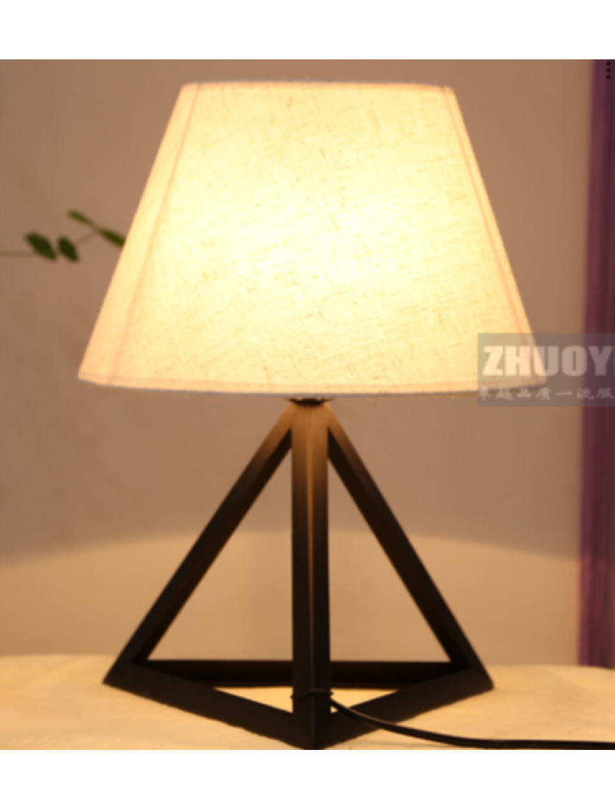 Lampă de masă JH-562 D28*H45cm,E27*1,Metal,Black+White LuminaLED