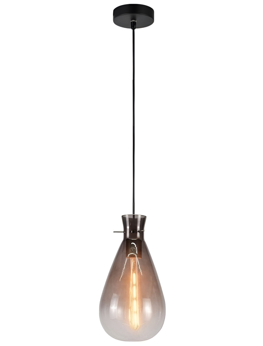 Lustră JH-672 D22*H40cm,E27*1,Glass,Amber LuminaLED