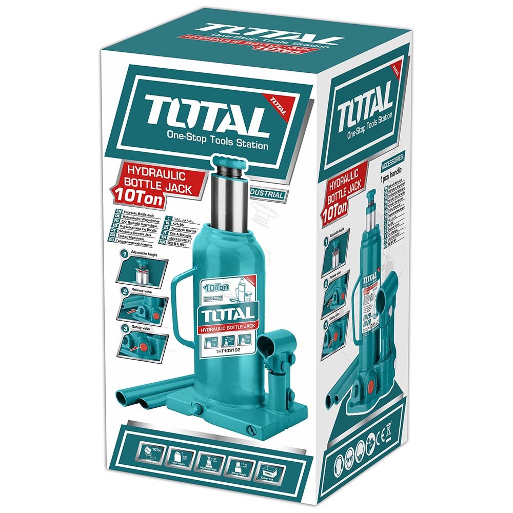 Cric hidraulic tip butelie 10t 230-460mm Total THT109102
