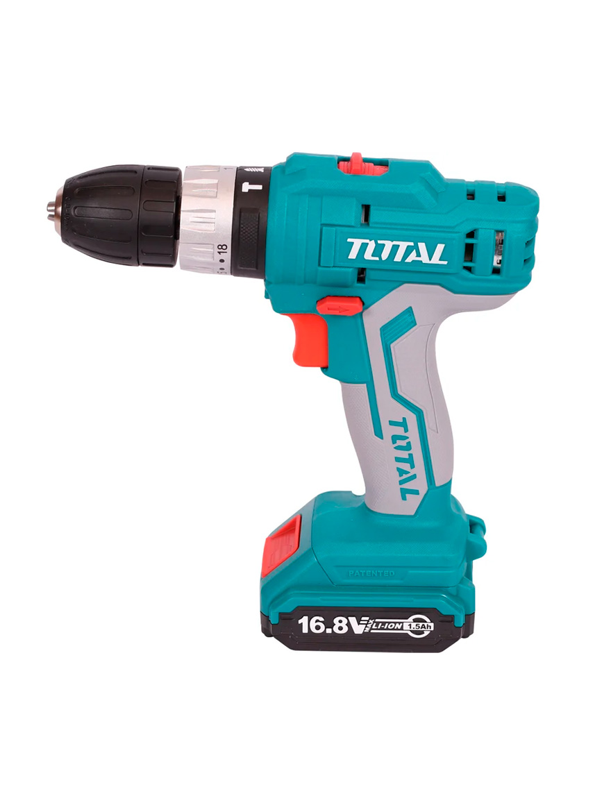 * Mașină de găurit/înșurubat impact cu acumulator 16,8V 1,5Ah Total cu geanta TIDLI1612/TIDLI20012