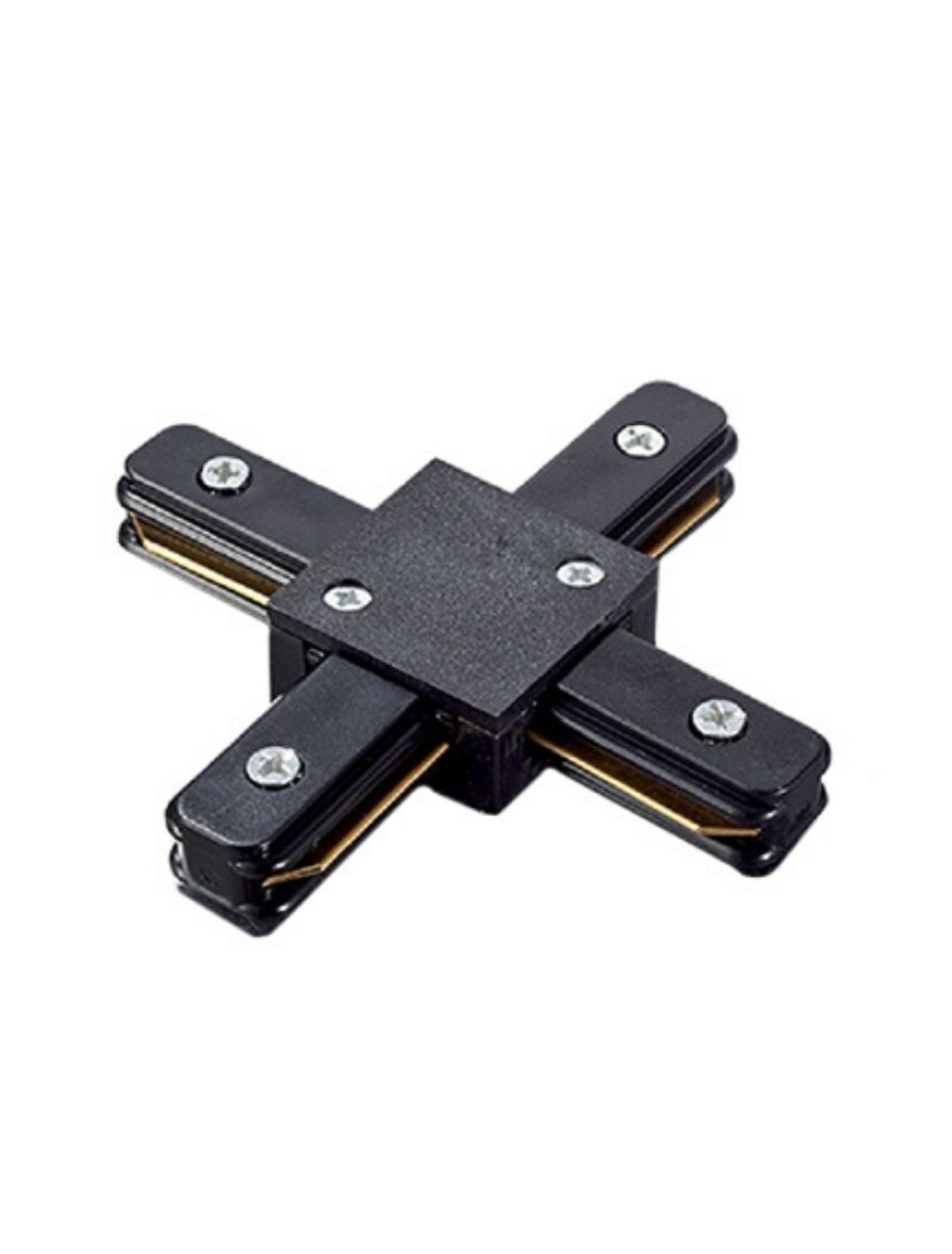 Conector șină track light JT3 tip + negru LuminaLED
