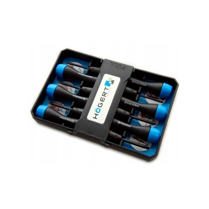 Set șurubelnițe 6 buc., cu precizie HOGERT