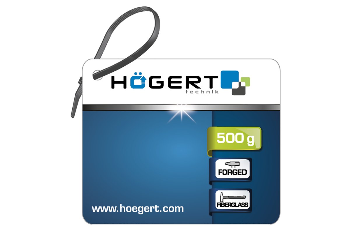 Ciocan lăcătuș 800 gr., mâner din fibră de sticlă HOGERT