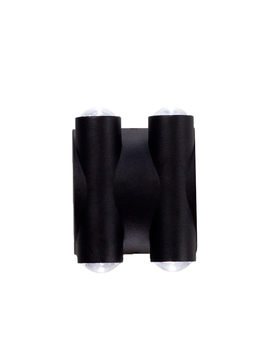 Aplică LED MK/SG-2262-4 IP54 85x100x45mm 4/1W 3000K neagră LuminaLED