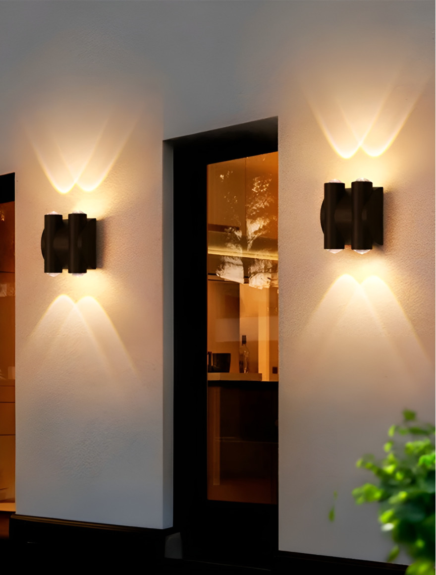 Aplică LED MK/SG-2262-4 IP54 85x100x45mm 4/1W 3000K neagră LuminaLED