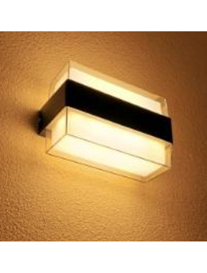 Aplică LED MK/SG-1039-2 185x170x100mm 2/6W 3000K neagră LuminaLED