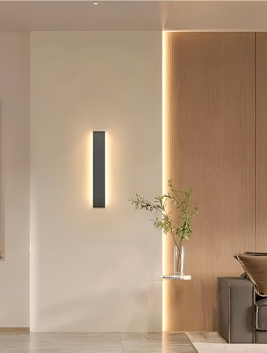 Aplică LED MK/SG-2237-460 IP20 460x90x35mm 24W 3000K neagră LuminaLED