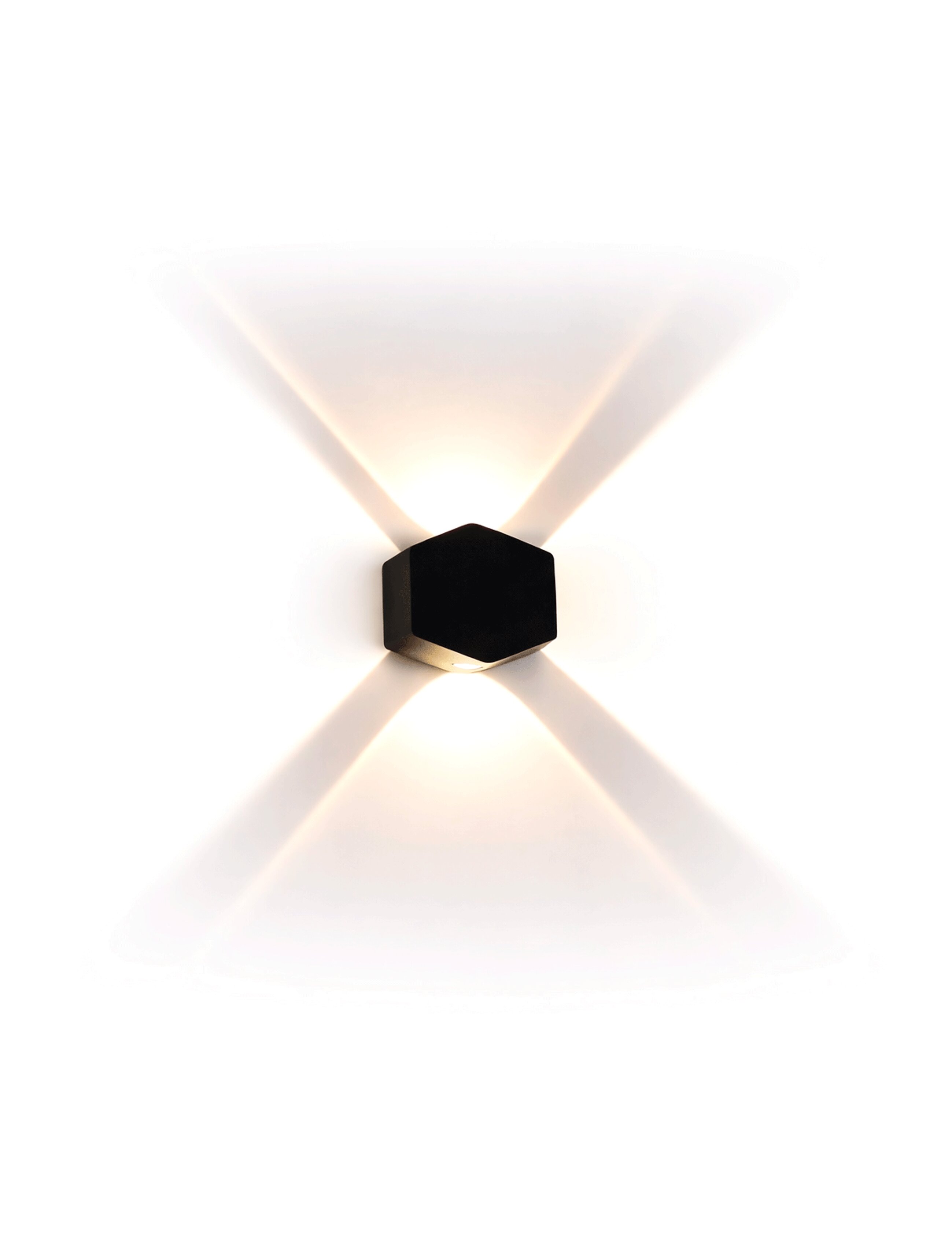 Aplică LED MK/SG-2271-4 IP54 95x35mm 4/1W 3000K neagră LuminaLED