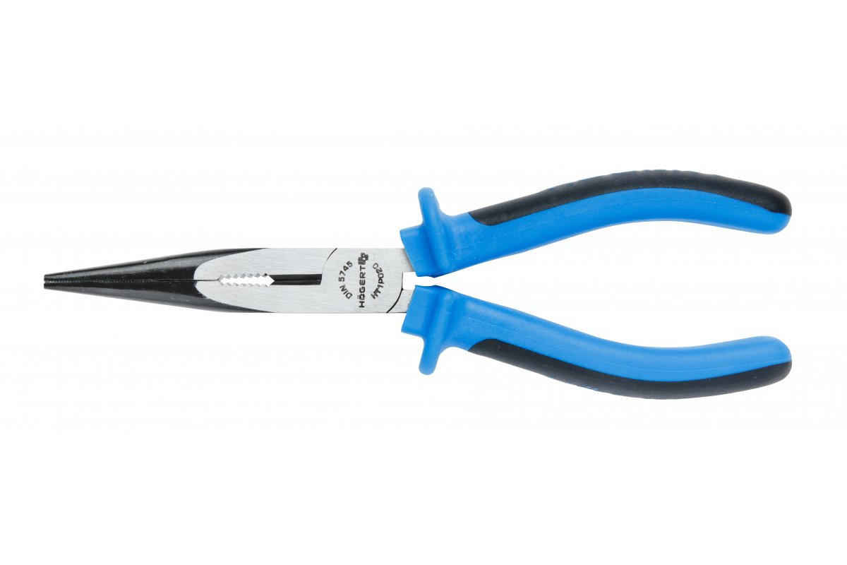 Clește cu vârf alungit și drept 160 mm HOGERT