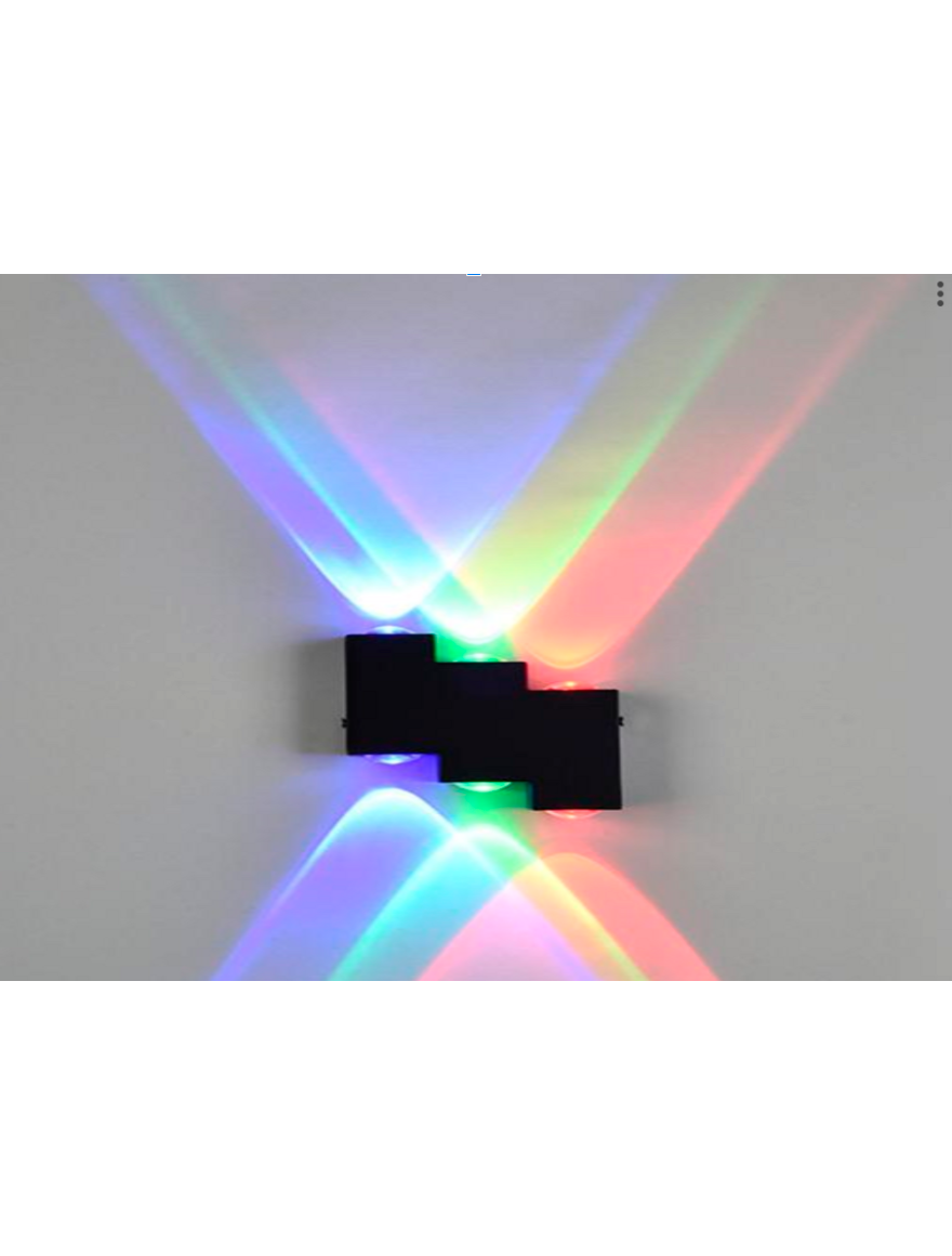 Aplică LED MK/SG-MJ006 IP65 120x140x35mm 6/1W 3000K neagră LuminaLED