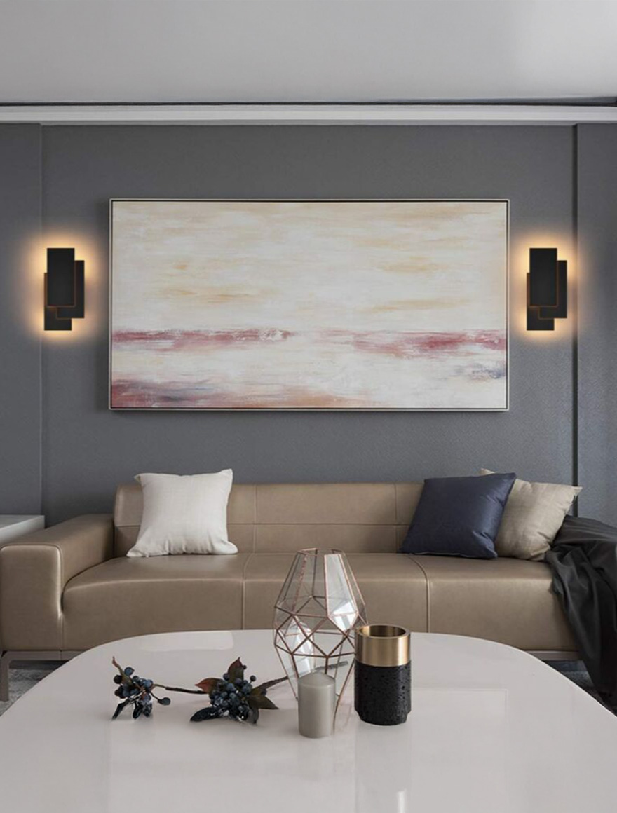 Светильник накладной LED SG-8027, IP20, 210×90×60 мм, 3/4 Вт, 3000K, чёрный, LuminaLED