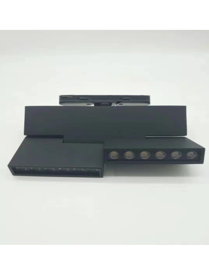 Proiector LED track light LEN-809-12T 24W 4000K negru LuminaLED