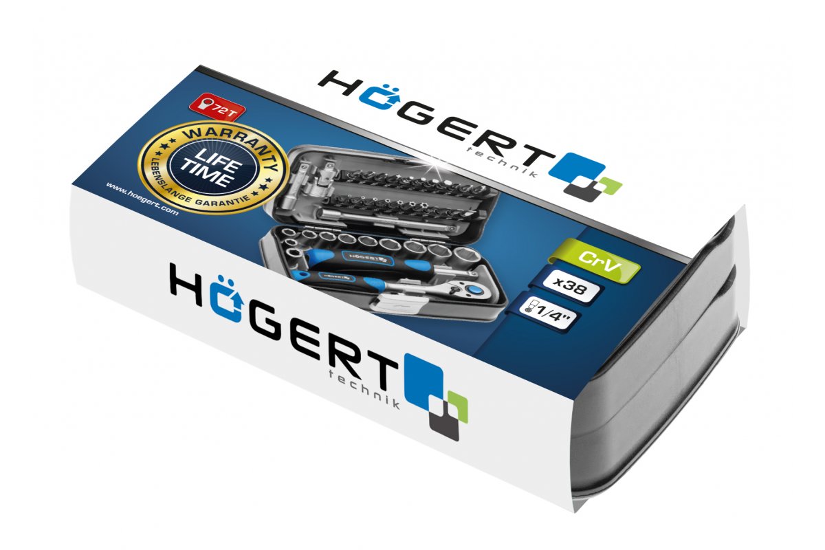 Set instrumente, 38 buc., 1/4  HOGERT