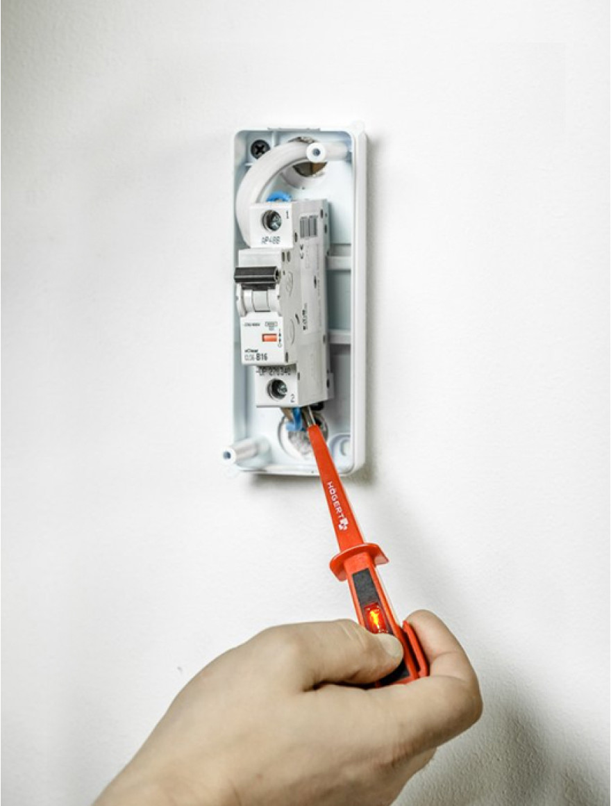 Șurubelniță de control 100-500V, SL3, 150 mm HOGERT