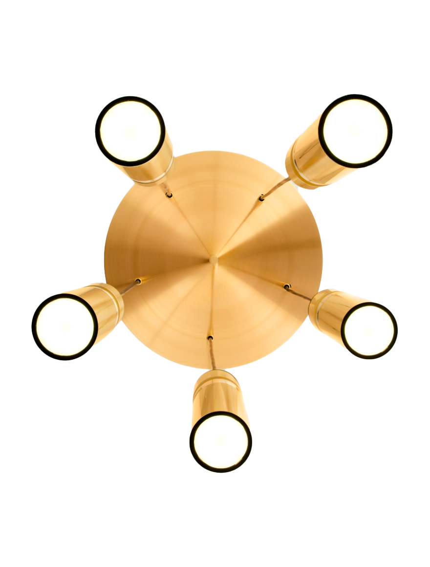 Lustră JH-570 D30x6xH36cm,G9x5, Metal,Gold