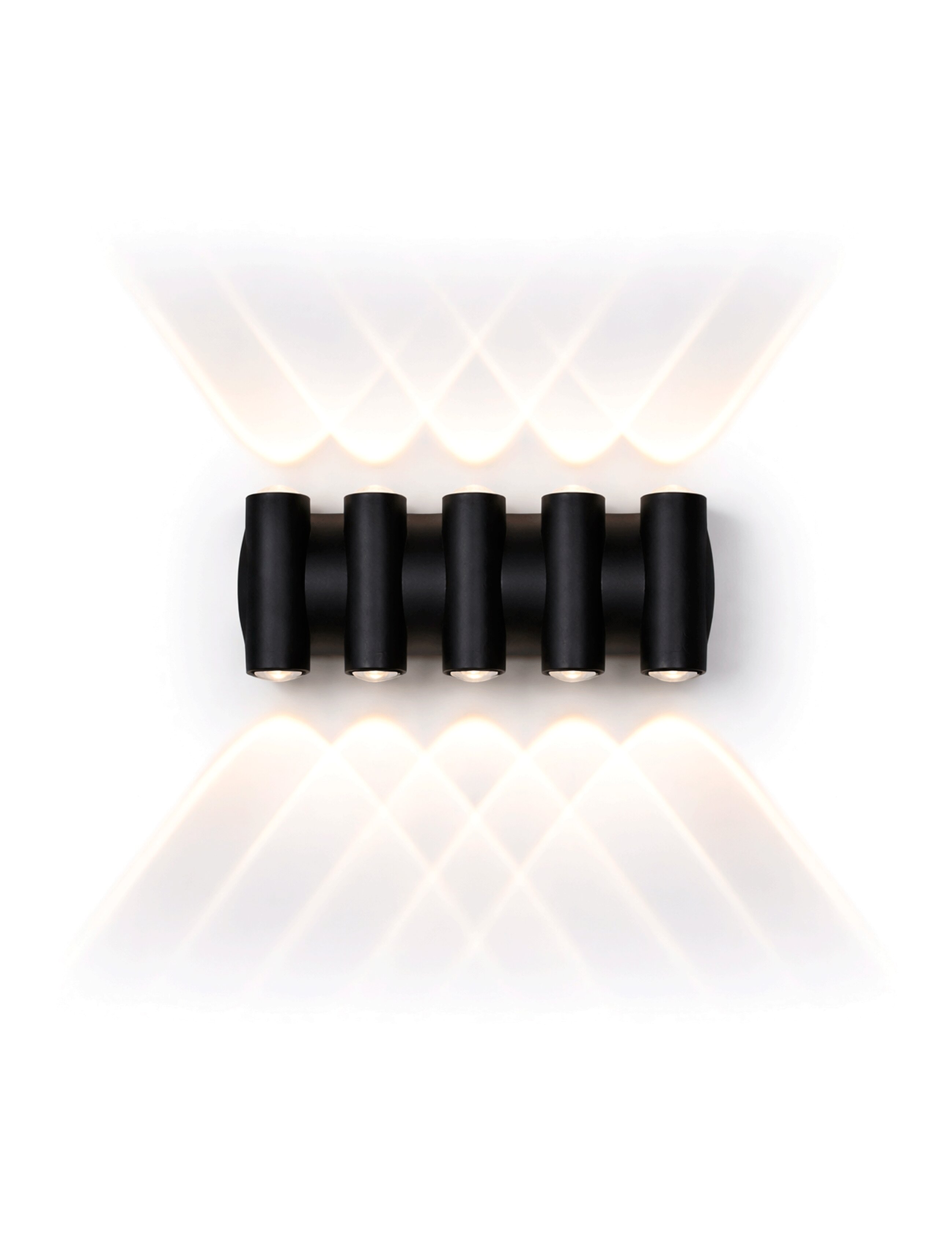 Aplică LED MK/SG-2266-10 IP54 235x100x45mm 10/1W 3000K neagră LuminaLED