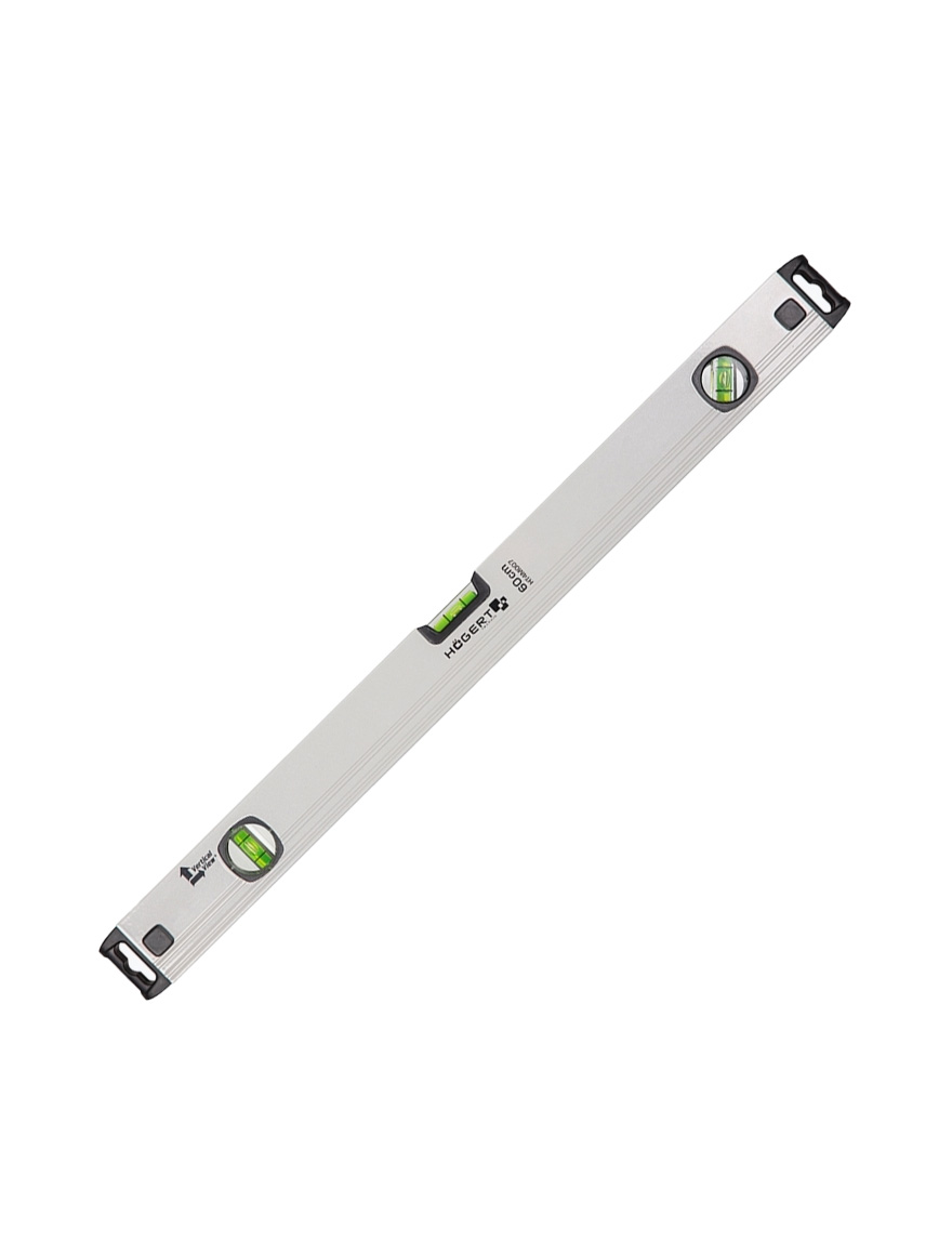 Nivelă din aluminiu100 см, (3-х bule), vizor vertical HOGERT
