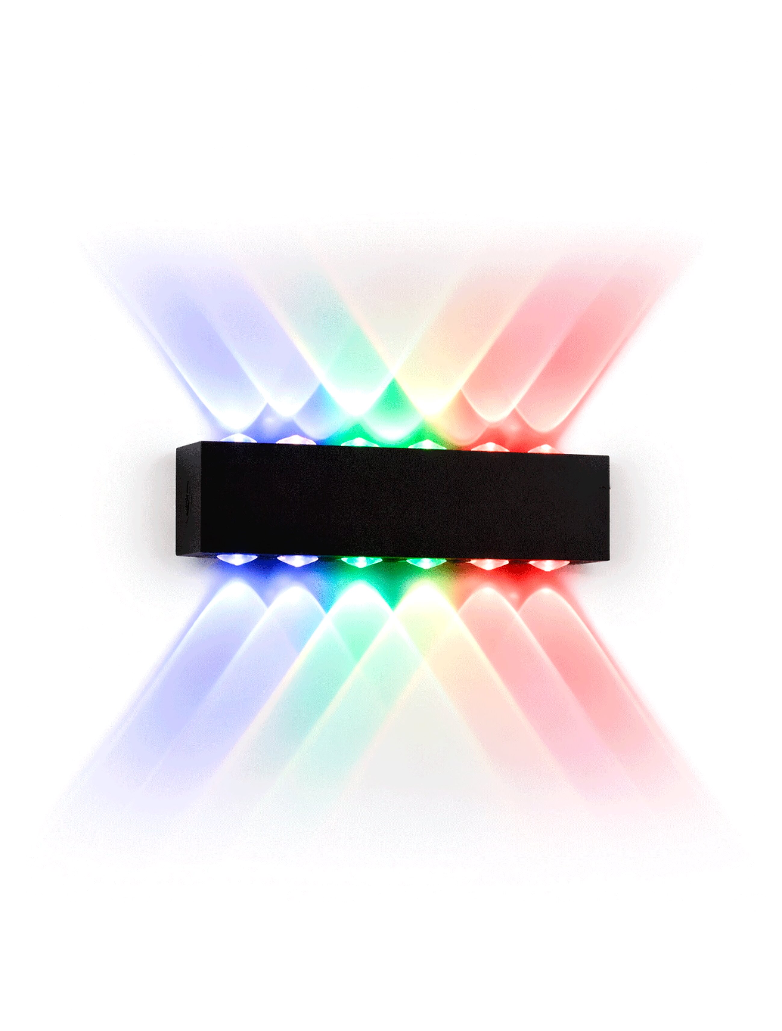 Aplică LED MK/SG-813C-8 IP65 400x95x50mm 16X3W 3000K neagră LuminaLED