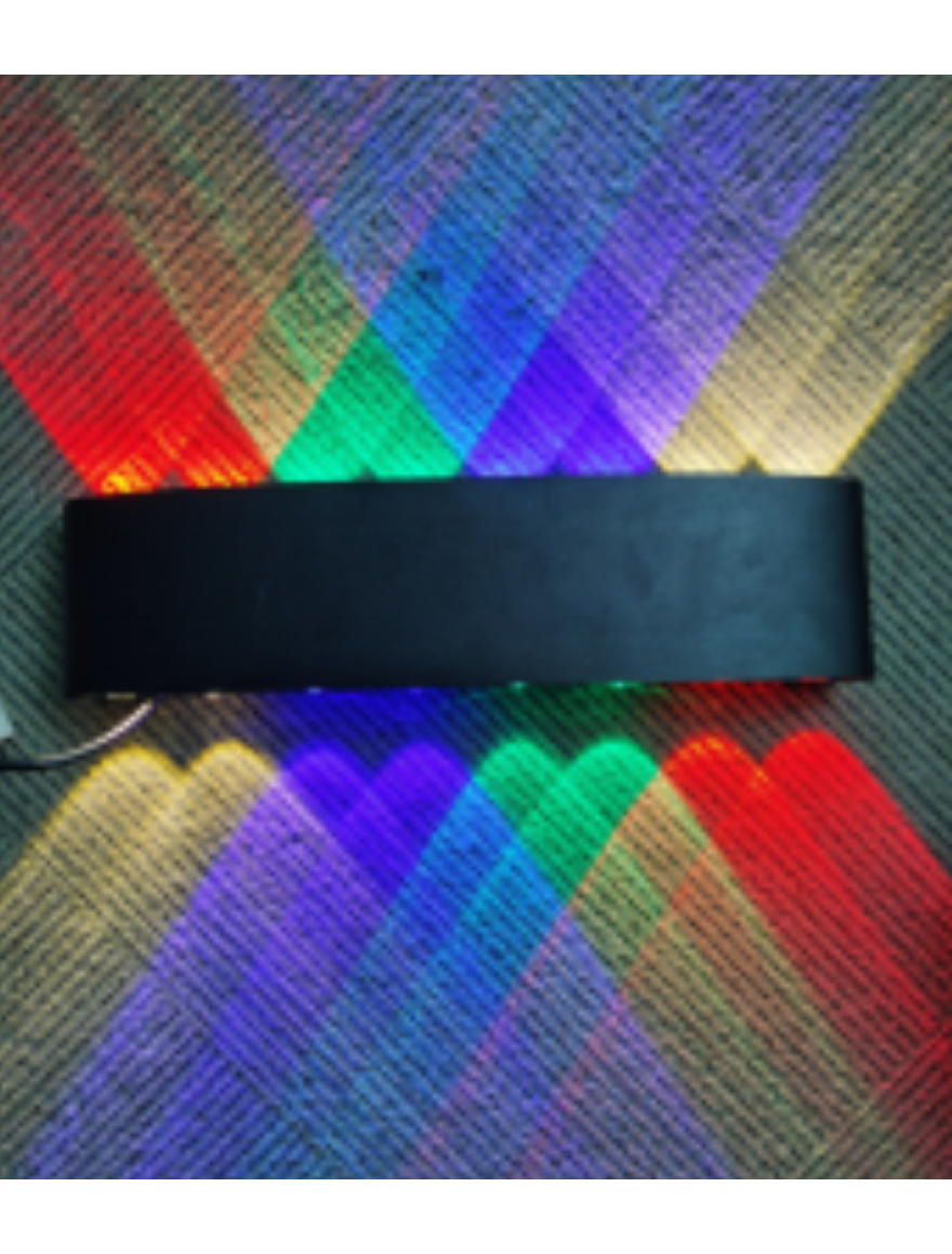 Aplică LED MK/SG-813C-8 IP65 400x95x50mm 16X3W 3000K neagră LuminaLED