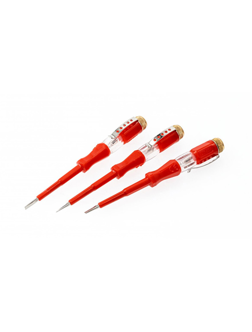 Șurubelniță de control 100-500V, SL3, 140 mm HOGERT