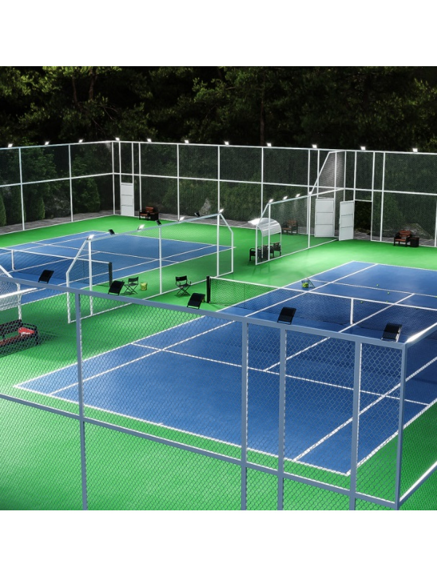 * Proiector LED 100W 6500K IP65 negru GAUSS EVO