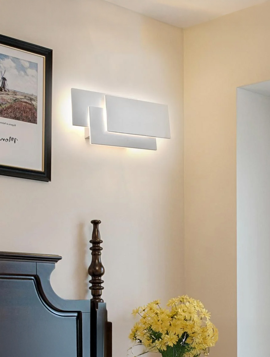 Светодиодный настенный светильник SG-8027 IP20 210x90x60 мм 3/4 Вт 3000 К белый LuminaLED