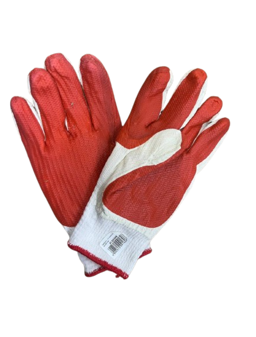 Mănuși tricotate cauciuc