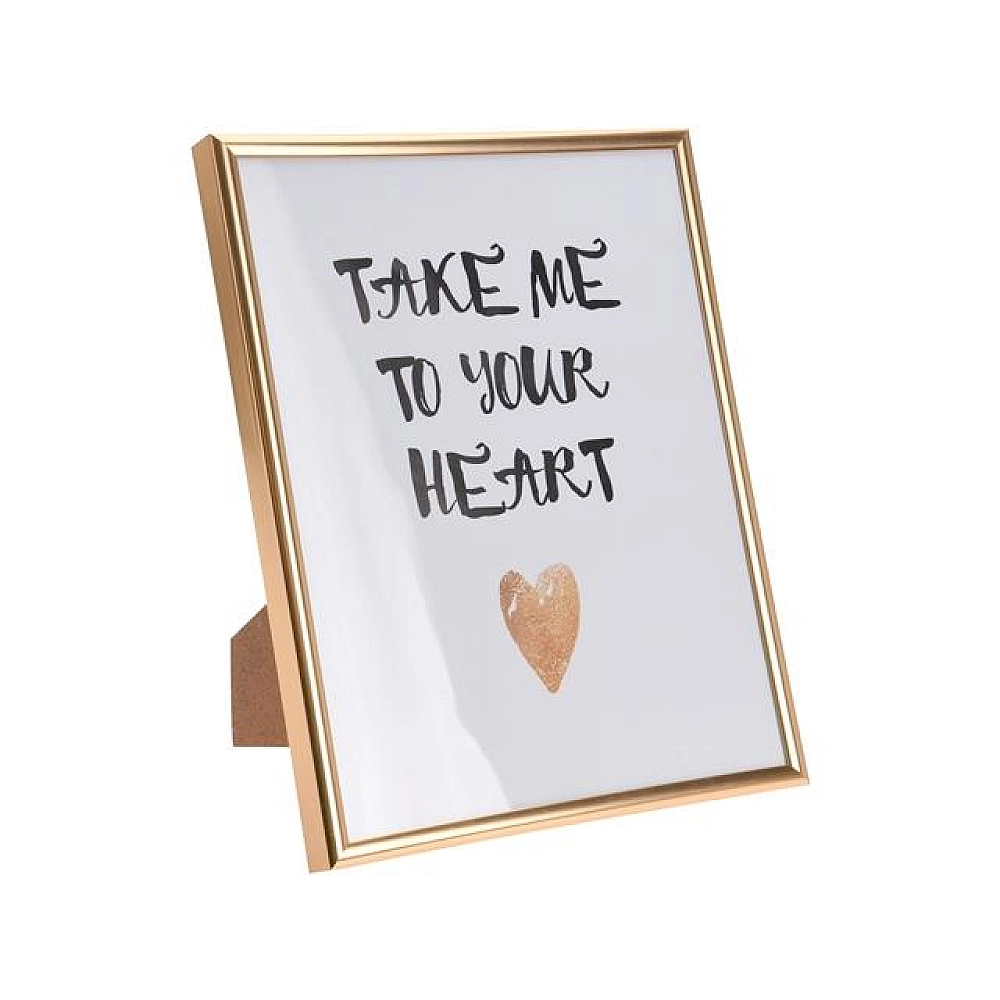 Rama foto 20X25cm, plastic, aurie