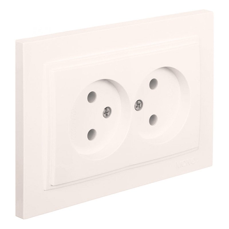 Priză 2p fildeș Despina Mono