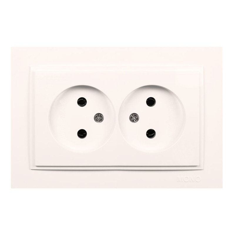 Priză 2p fildeș Despina Mono