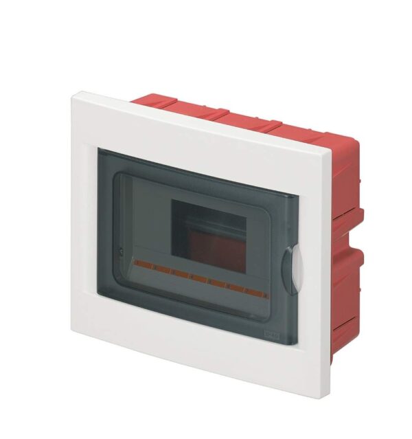 Панель для 8-позиционных автоматических устройств, встраиваемая, бело-черная EC63008B