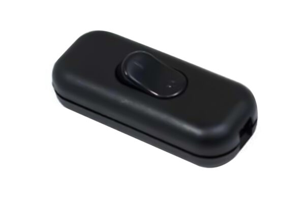 Întrerupător mobil 250V 2A 2x0.75 negru ECK52002B