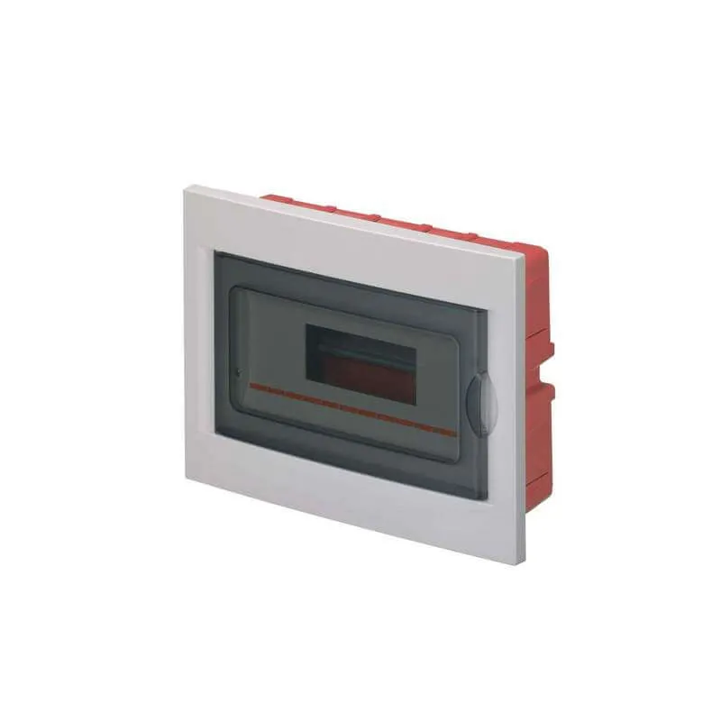 Панель для 12-позиционных автоматических выключателей, встраиваемая, бело-черная EC63012B