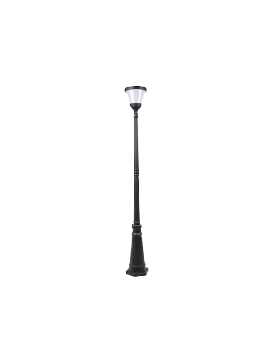 Felinar grădină LED panou solar Elmos 20HL-GL05 4.5 W 230 x 230 x 2000 mm LED