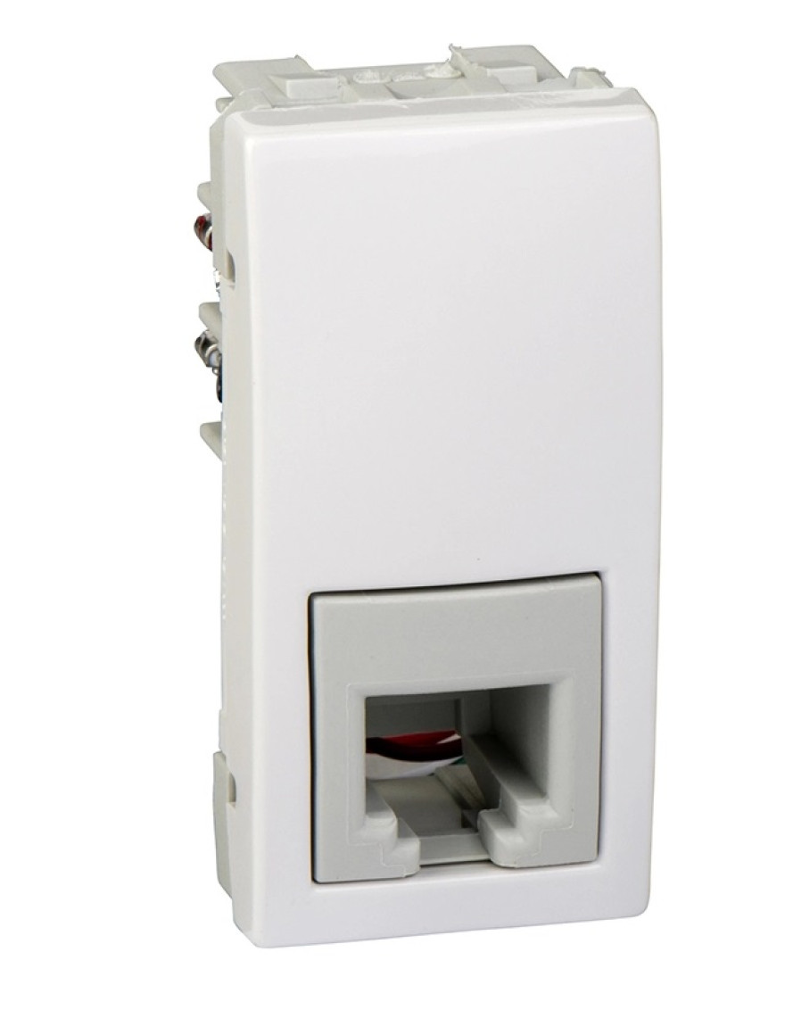 * Priză unit. telefon 1M 1xRJ11 fildeș UNICA