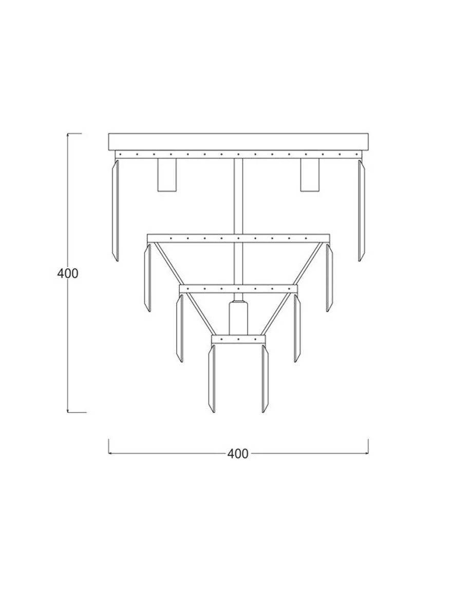Lustră AMEDEO FC17106 5xE14 40W crystal glass chrome ZUMALINE