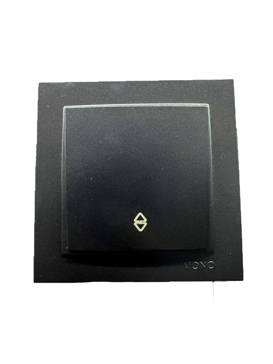 Проходной (лестничный) одноклавишный выключатель, графитовый, Despina Mono, 10 шт., 102-202025-109