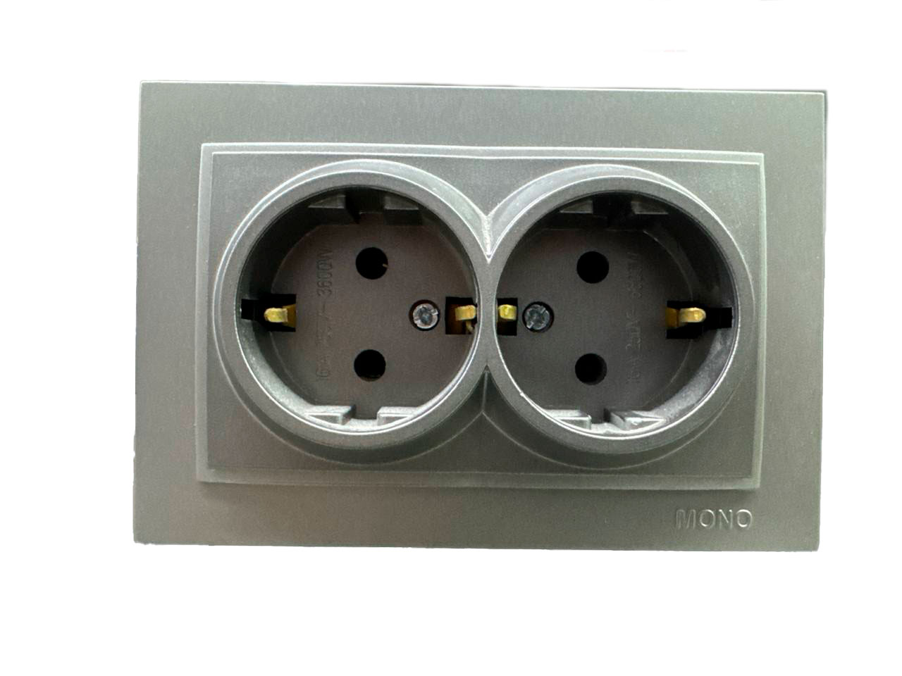 2-полюсная розетка l/p 102-242404-120 антрацит Despina Mono 5 шт.