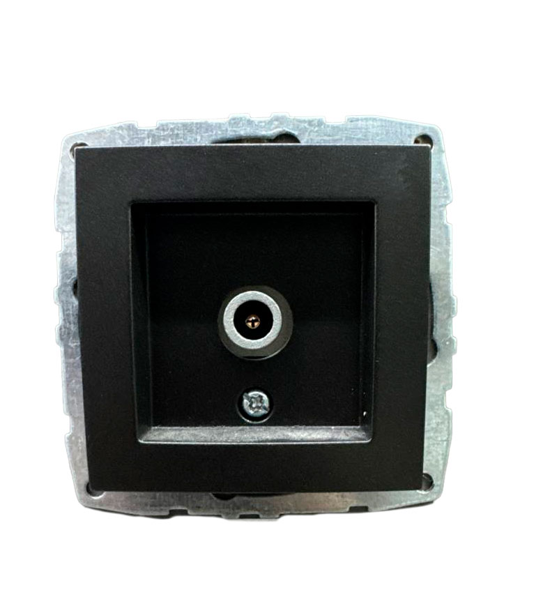 Графитовый механизм розетки для телевизора, монохромная, 10 шт.