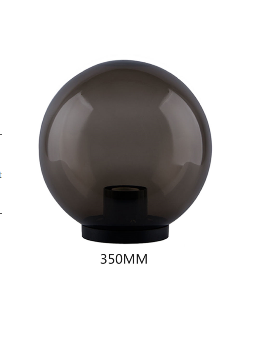 Felinar de grădină PMMA SG-200-B Smoky Gray LuminaLED